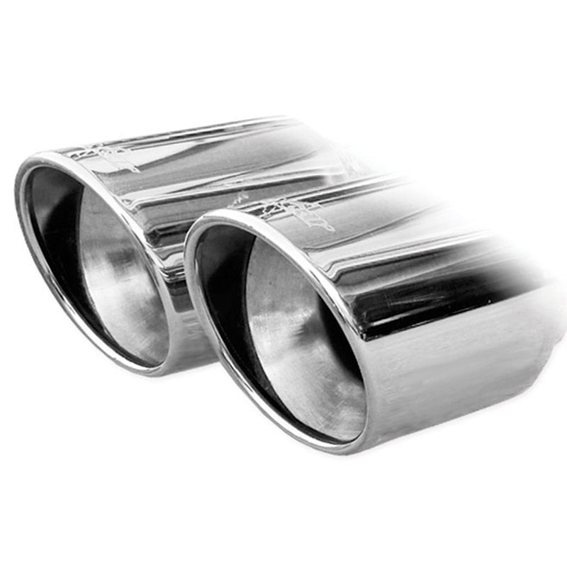 Inoxcar - Finale con silenziatore 2 x Ø80 mm (Angled) - Ravasicorse