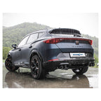Inoxcar - Finale con silenziatore 2 x Ø90 mm DX+SX (Angled Matt Black) con valvole - Ravasicorse