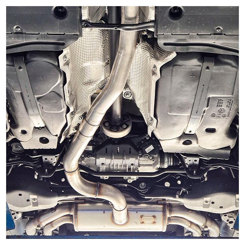 Inoxcar - Tubo centrale diretto + Finale con silenziatore + Valvole