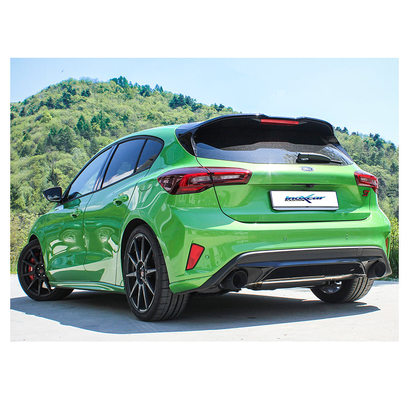 Inoxcar - Finale con silenziatore Ø100 mm DX+SX (Black Ceramic) - Ravasicorse