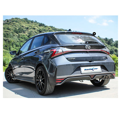 Inoxcar - Finale con silenziatore 2 x Ø90 mm (Racing) - Ravasicorse