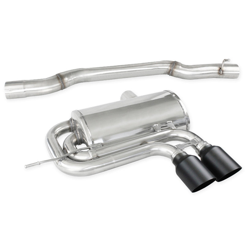 Inoxcar - Finale con silenziatore 2 x Ø90 mm (Black Ceramic) - Ravasicorse