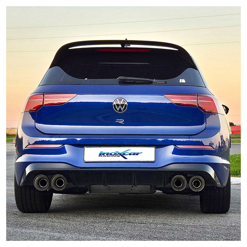 Inoxcar - Cat-Back 2 x Ø114 mm DX+SX (Racing) + Valvole - Ravasicorse