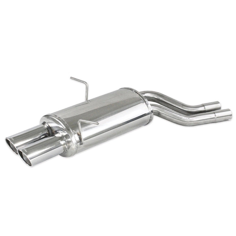 Inoxcar - Finale con silenziatore 2 x Ø80 mm (Angled) - Ravasicorse