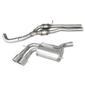Inoxcar - Tubo centrale silenziato + Finale con silenziatore 2 x Ø90 mm (Racing) - Ravasicorse