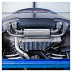 Inoxcar - Finale con silenziatore con uscita 2 x Ø90 DX+SX
