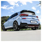 Inoxcar - Finale con silenziatore Ø100 mm DX+SX (Racing)