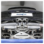 Inoxcar - Catalizzatori sportivi 200 CPSI dx+sx + Posteriore silenziato con uscita centrale 2 x Ø 90 (Racing) - Ravasicorse