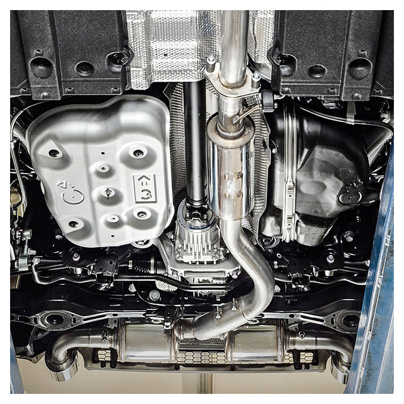 Inoxcar - Catback Ø114 mm DX+SX (Racing) - Omologato-CH - Ravasicorse