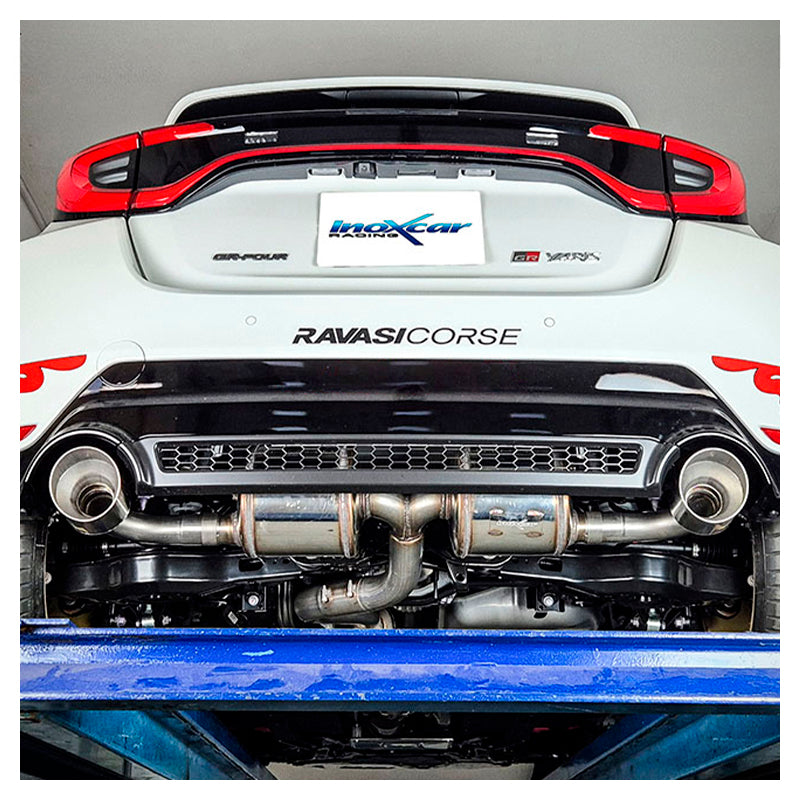 Inoxcar - Catback Ø114 mm DX+SX (Racing) - Omologato-CH - Ravasicorse