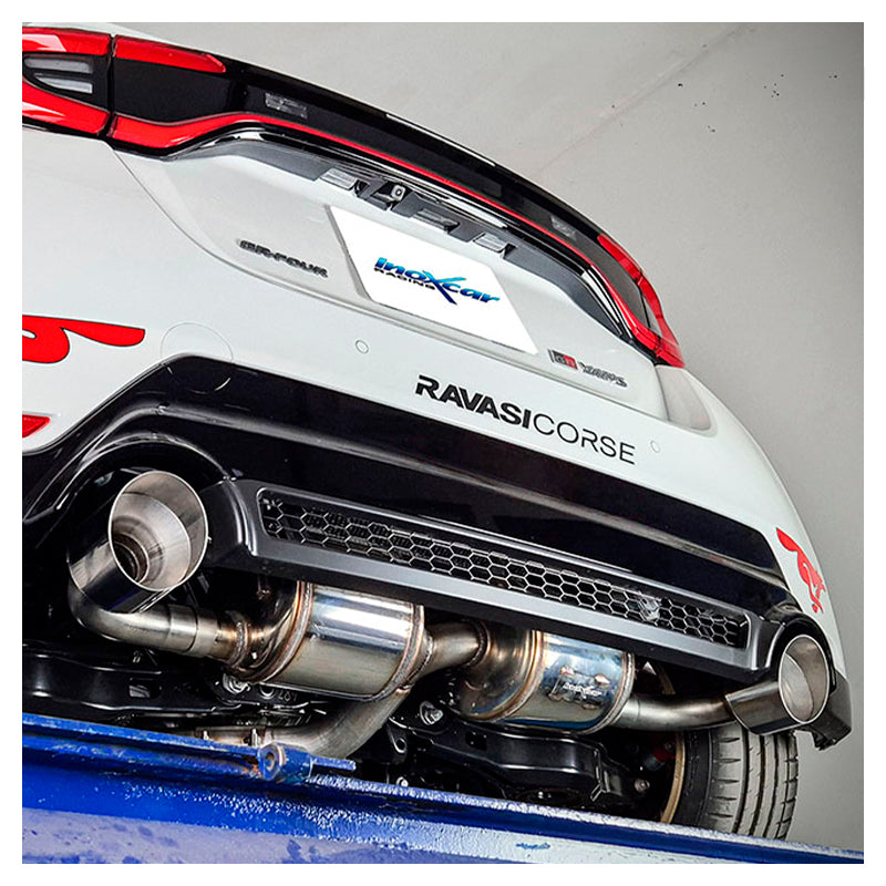 Inoxcar - Catback Ø114 mm DX+SX (Racing) - Omologato-CH - Ravasicorse