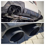 Inoxcar - Finale con silenziatore 2 x Ø100 DX+SX (Ceramic) + Valvole