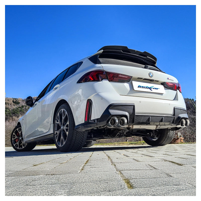 Inoxcar - Finale con silenziatore 2 x Ø100 DX+SX (RS) + Valvole
