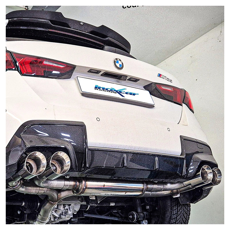 Inoxcar - Finale con silenziatore 2 x Ø100 DX+SX (RS) + Valvole