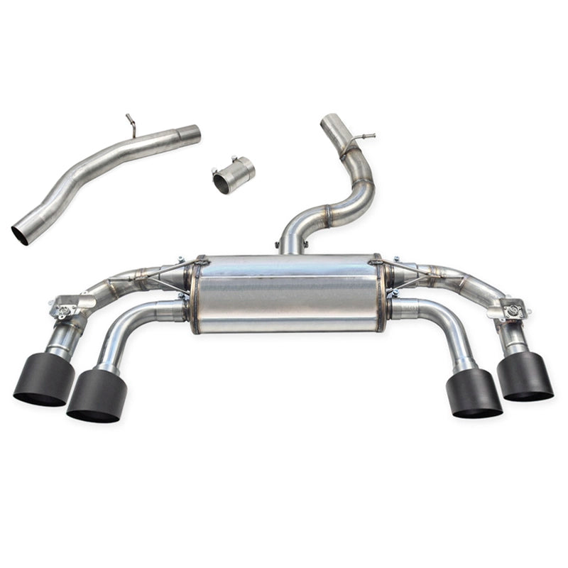 Inoxcar - Finale con silenziatore 2 x Ø100 mm DX+SX (Ceramic) + Valvole