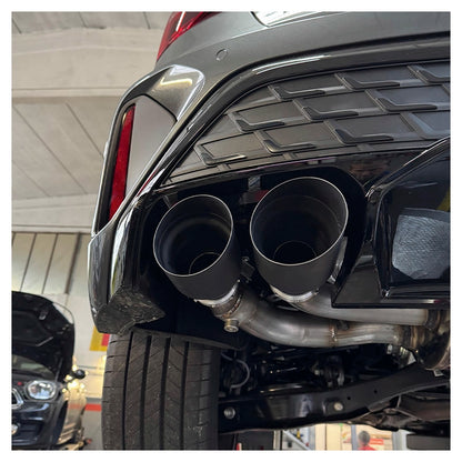 Inoxcar - Finale con silenziatore 2 x Ø100 mm DX+SX (Ceramic) + Valvole