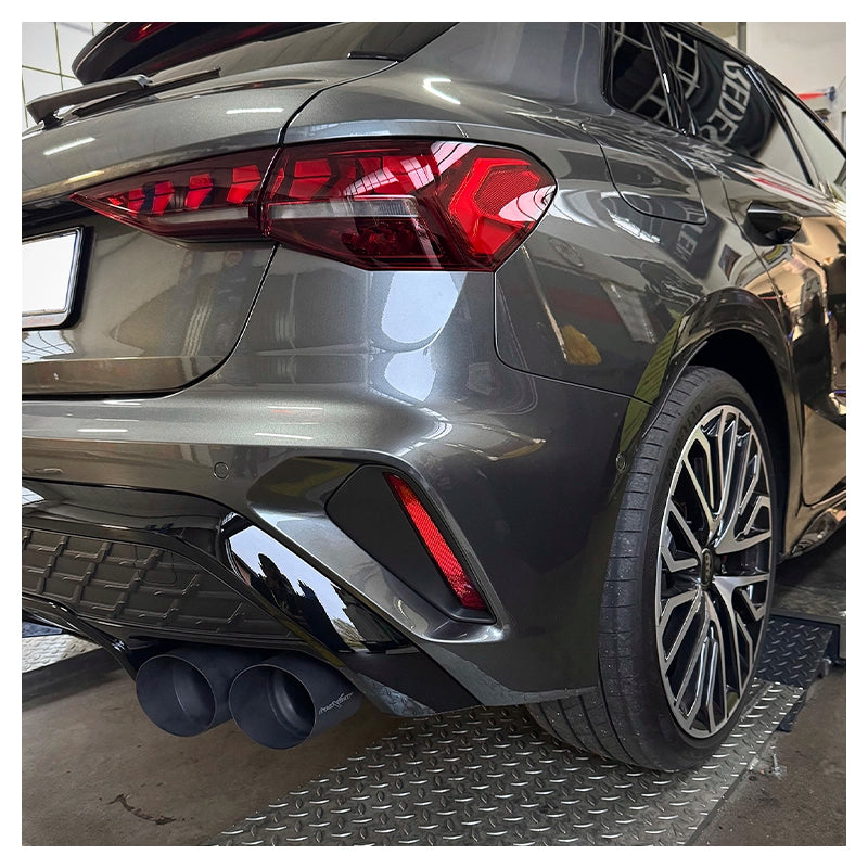 Inoxcar - Finale con silenziatore 2 x Ø100 mm DX+SX (Ceramic) + Valvole