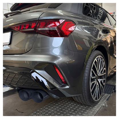 Inoxcar - Finale con silenziatore 2 x Ø100 mm DX+SX (Ceramic) + Valvole