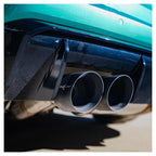 Inoxcar - Finale con silenziatore con uscita 2 x Ø100 DX+SX (Ceramic) + Valvole