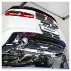 Inoxcar - Finale con silenziatore Ø110 DX+SX (Angled)