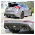 Inoxcar - Finale con silenziatore con uscita 114 DX+SX Black Ceramic (Ø70 mm) - Ravasicorse