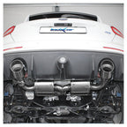 Inoxcar - Finale con silenziatore con uscita 114 DX+SX Racing (Ø70 mm) + Valvole - Ravasicorse