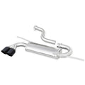 Inoxcar - Finale con silenziatore 2 x Ø80 mm (Black Ceramic) - Ravasicorse