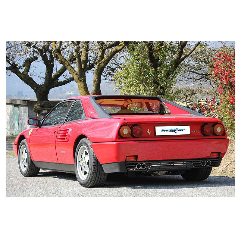Inoxcar - Finale con silenziatore 2 x Ø60 mm DX+SX (Racing) - Ferrari Mondial T 3.4 (300 Hp)