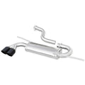 Inoxcar - Finale con silenziatore 2 x Ø80 mm (Black Ceramic) - Ravasicorse
