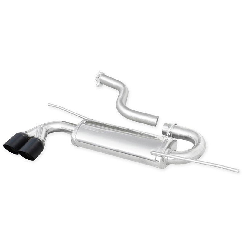 Inoxcar - Finale con silenziatore 2 x Ø80 mm (Black Ceramic) - Ravasicorse