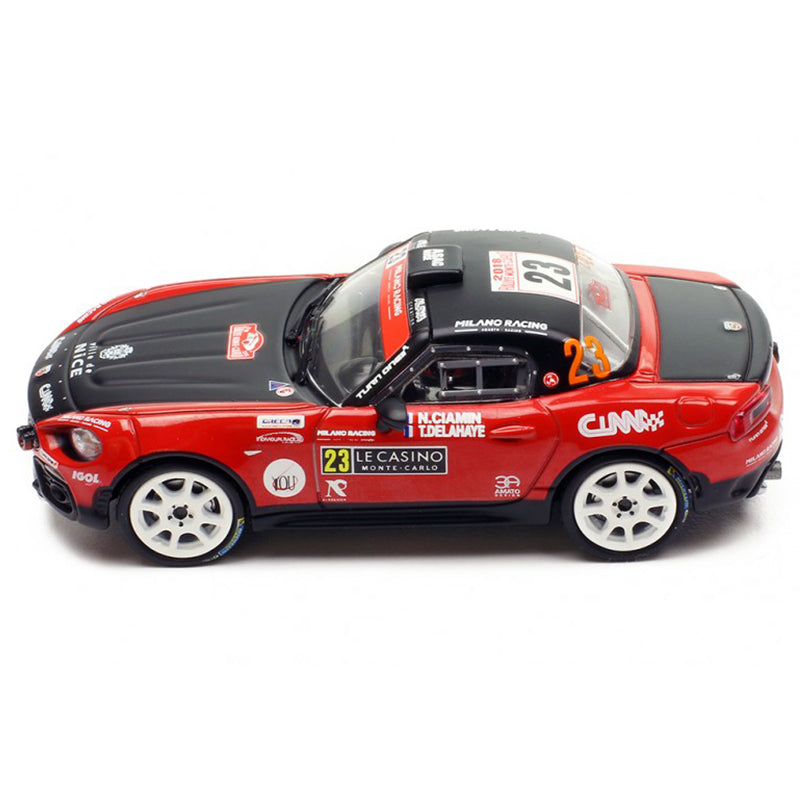 IXO Models - FIAT Abarth 124 RGT #23 N. Ciamin - T. De La Haye Rallye Monte-Carlo 2018 (1:43)