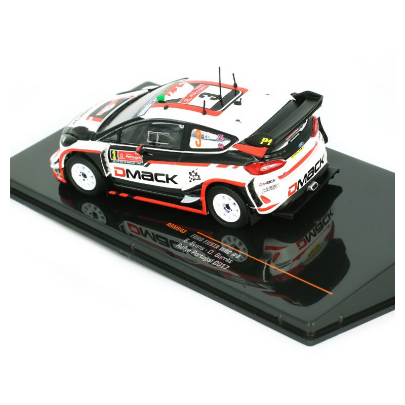 IXO Models - Ford Fiesta WRC #3 E. Evans - D. Barritt Rallye Portugal 2017 (1:43)