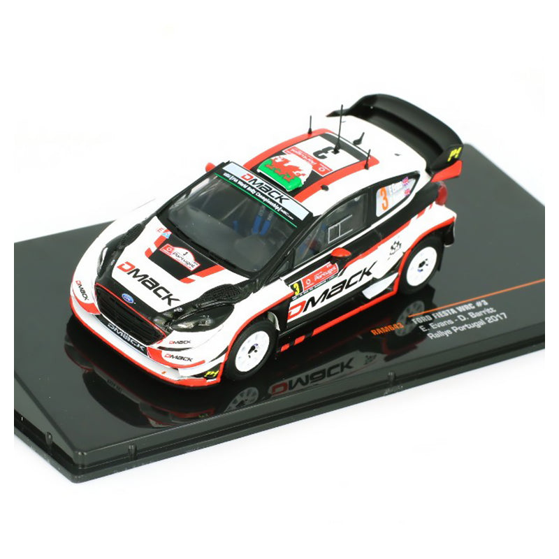 IXO Models - Ford Fiesta WRC #3 E. Evans - D. Barritt Rallye Portugal 2017 (1:43)
