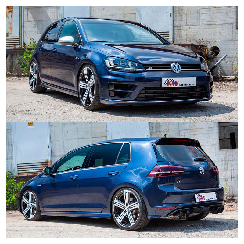 KW suspensions - Kit assetto a ghiera V3 Inox per VW Golf VII 162-228 kw (AU/AUV) - GTI incl. "Clubsport" + "TCR" without DCC - Ravasicorse