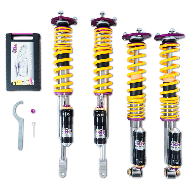 KW suspensions - Kit assetto a ghiera V4 Inox per BMW M2 incl. Competition 370-410 hp (F87) - Ravasicorse