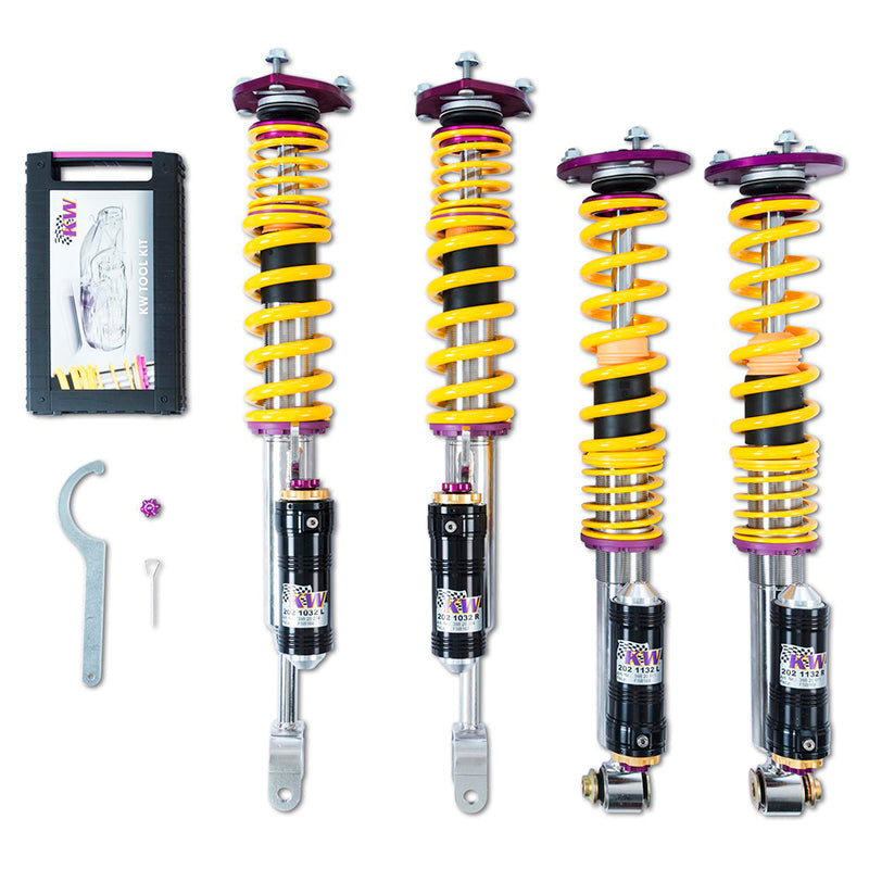 KW suspensions - Kit assetto a ghiera V4 Inox per BMW M2 incl. Competition 370-410 hp (F87)