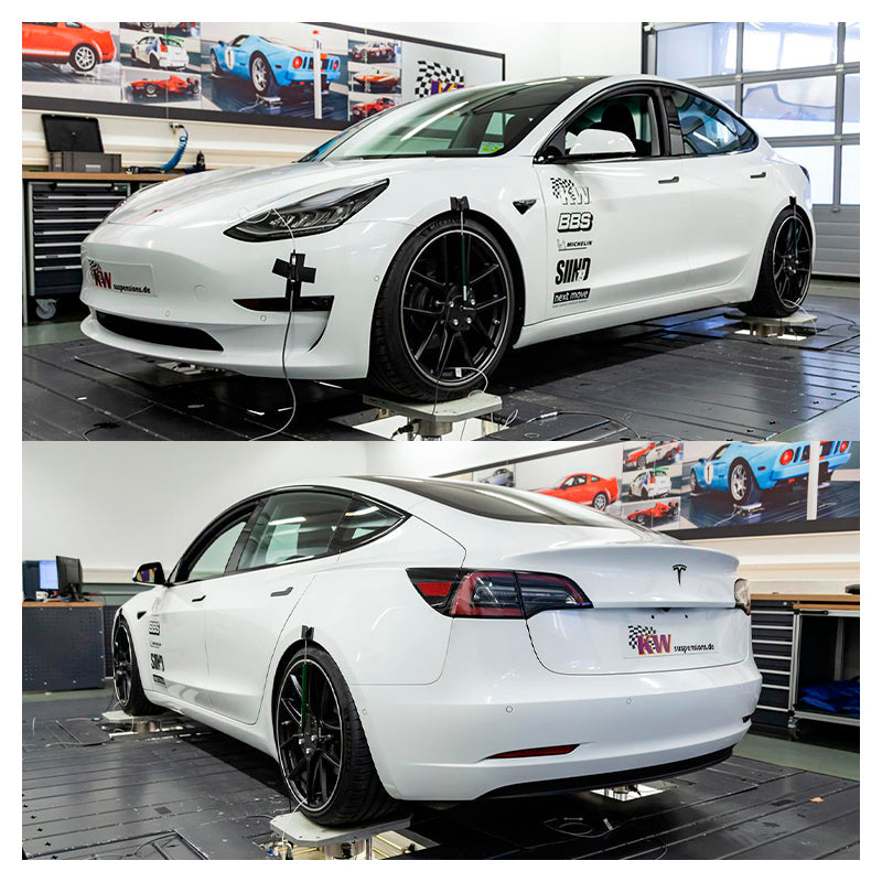 KW suspensions - Kit assetto a ghiera V3 Inox per Tesla Model 3 Performance
