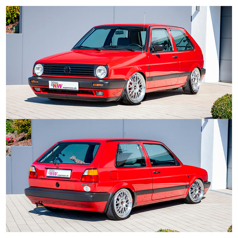 KW suspensions - V1 per VW Golf II 1.8 GTI 8V/16V incl. G60 (19E) - Ravasicorse