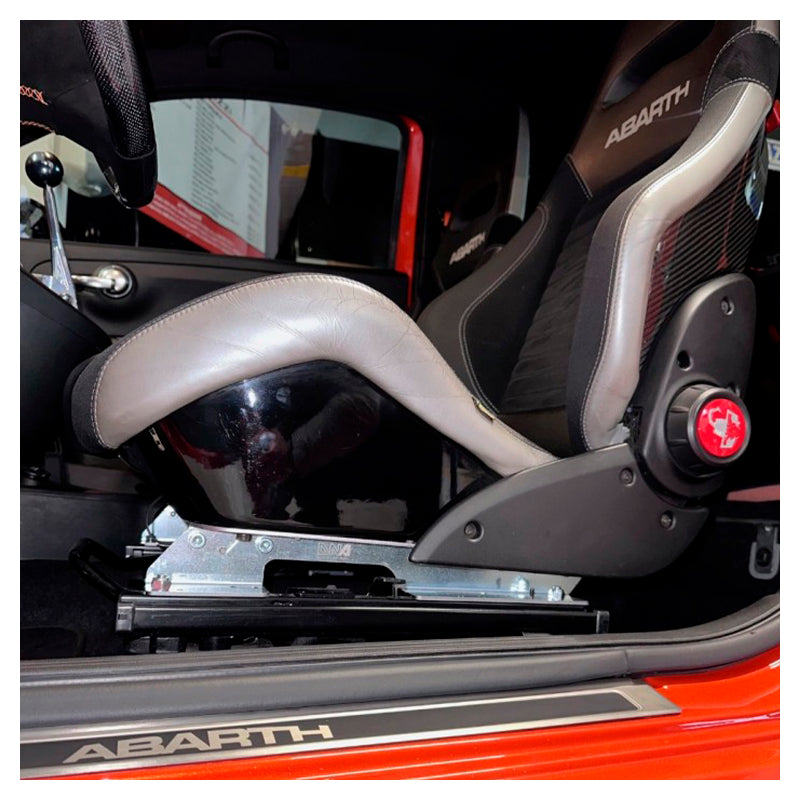 DNA Racing - Abarth 500 - Kit abbassamento sedile regolabile Sabelt (lato passeggero)