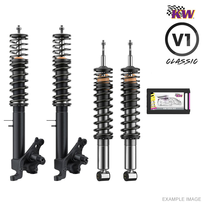 KW suspensions - V1 Classic per BMW M5 E34 232-250 kw (1991-1997) - Con ammortizzatori elettronici - Ravasicorse
