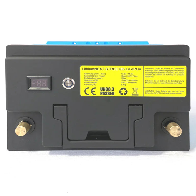 Lithium Next - Batteria Performance STREET85 (278 x 175 x 188 mm / 6.5 Kg)