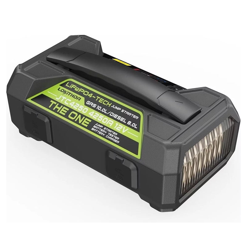 Lokithor - The One JTC4250 - Starthilfegerät 4250A 4 in 1: Booster, Ladegerät und Tester 12V/24V LiFePO4