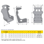 MOMO - Sedile Daytona (size: XXL) - Ravasicorse