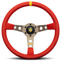 MOMO - Volante MOD. 07 Ø350 mm (microfibra red) - Ravasicorse