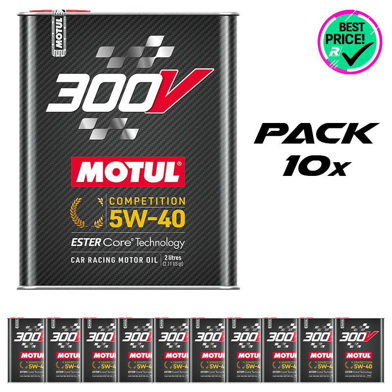 Pack 10 pz. - Motul - Olio motore 300V Competition 5W40 - Ravasicorse