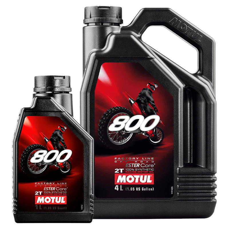 Motul - Olio motore 800 Factory Line Off Road 2T (1L - 4L) - Ravasicorse