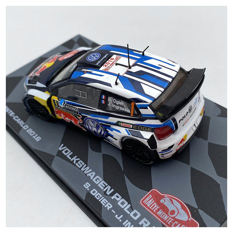 IXO Models - Volkswagen Polo R WRC - Rally Monte-Carlo 2016 - S. Ogier & J. Ingrassia (1:43)