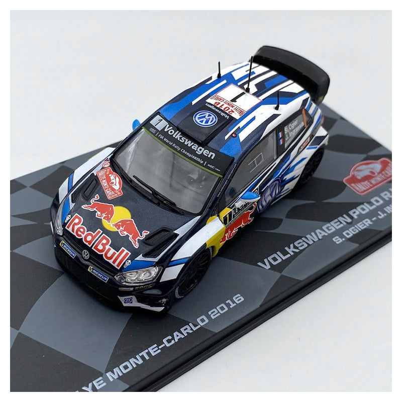 IXO Models - Volkswagen Polo R WRC - Rally Monte-Carlo 2016 - S. Ogier & J. Ingrassia (1:43)