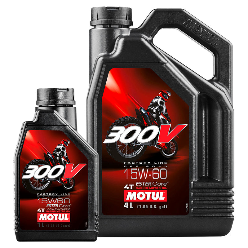 Motul - Olio motore 300V Factory Line Off Road 15W60 4T (1L - 4L) - Ravasicorse