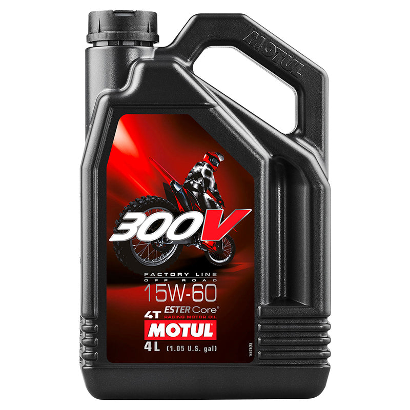 Motul - Olio motore 300V Factory Line Off Road 15W60 4T (1L - 4L) - Ravasicorse